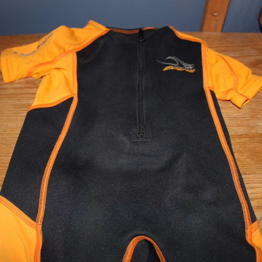 Boys Aqua square wetsuit